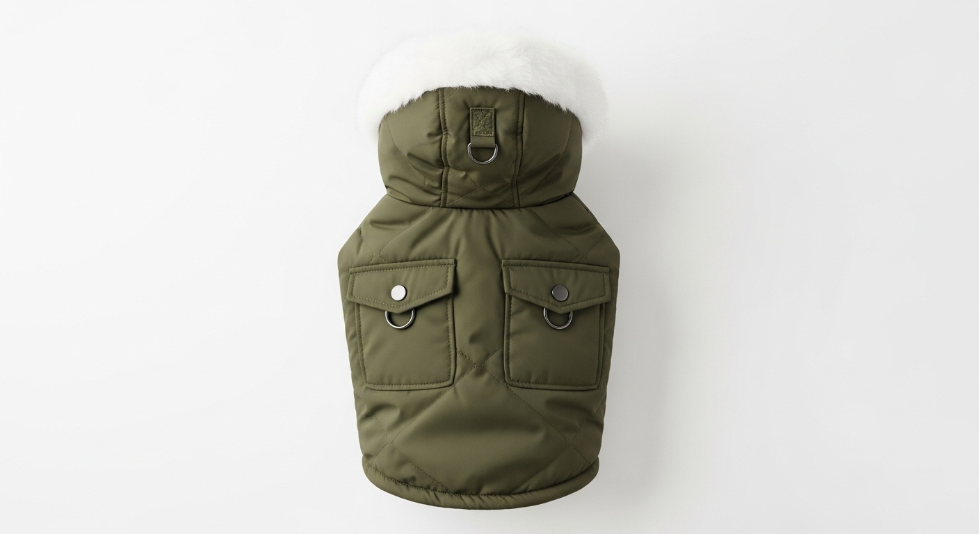 Premium Winter Dog Hoodie – Soft, Warm Coat for Small & Medium Dogs
